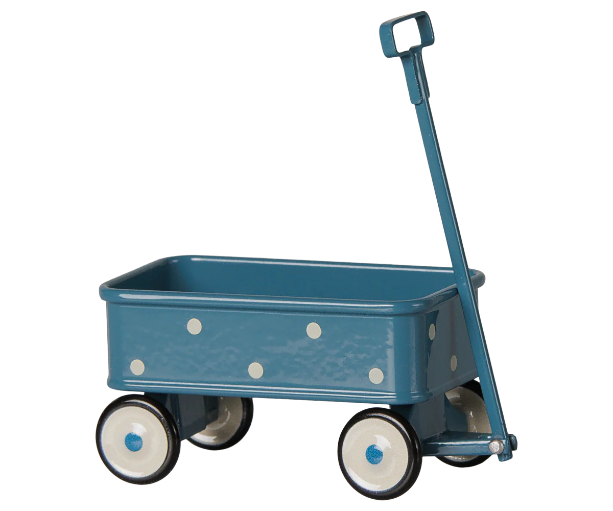 Maileg Mouse Wagon - Blue