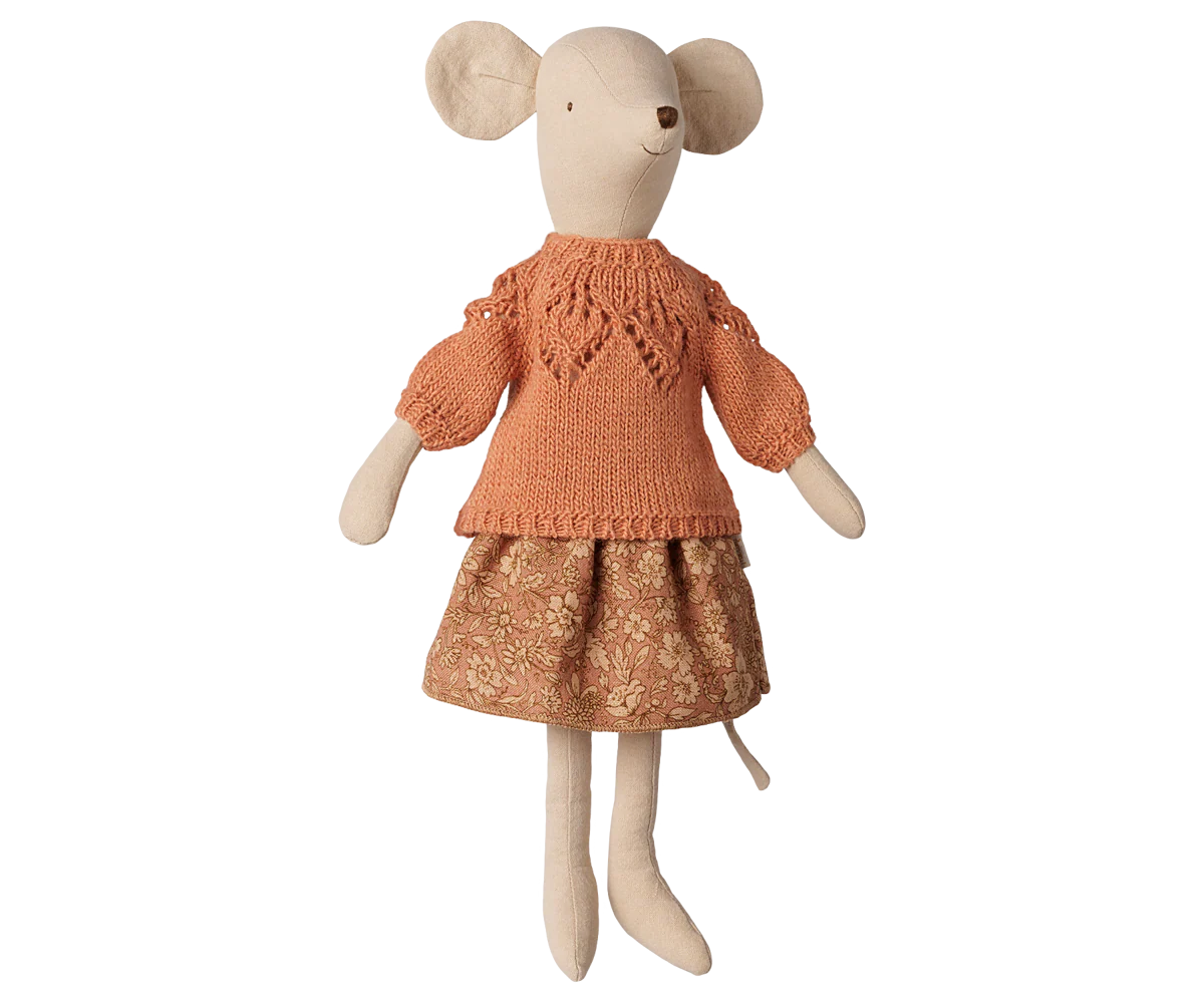 Maileg Skirt & Sweater - Medium Mouse