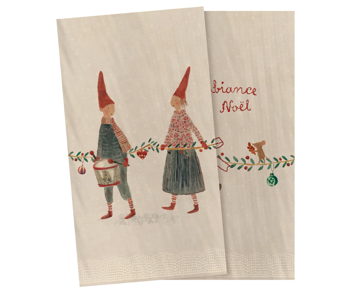 Maileg Mouse Large Christmas Napkins