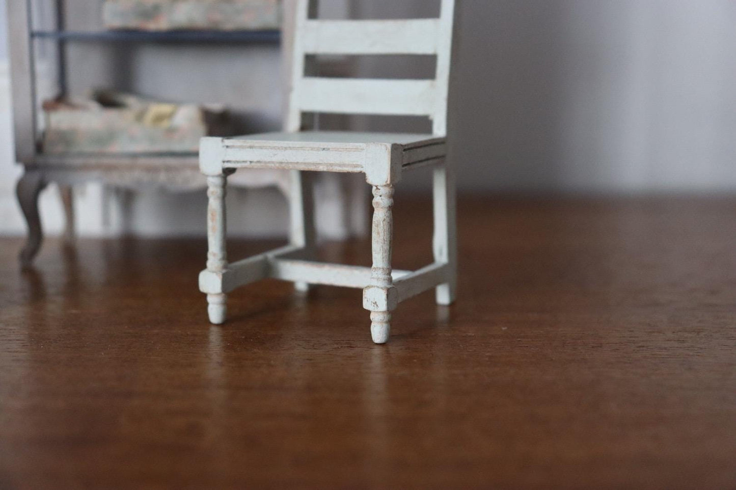 1/12 Brocante Dining Chair Accent Furniture Dollhouse Miniature