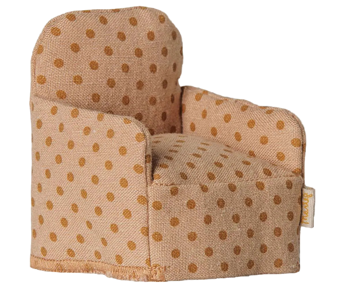 Maileg Mouse Folding Chair - Dots