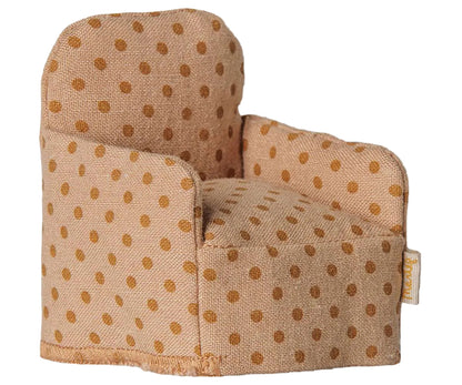 Maileg Mouse Folding Chair - Dots