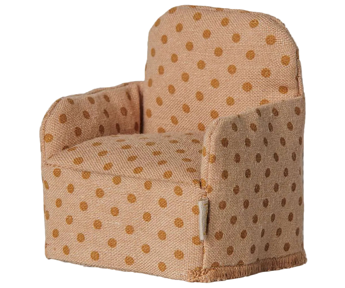 Maileg Mouse Folding Chair - Dots
