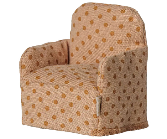 Maileg Mouse Folding Chair - Dots
