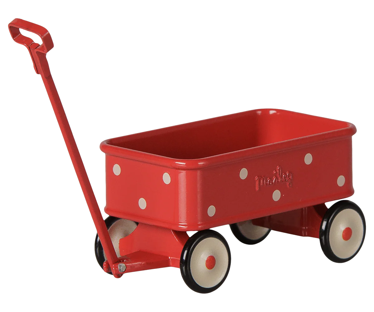 Maileg Mouse Wagon - Red
