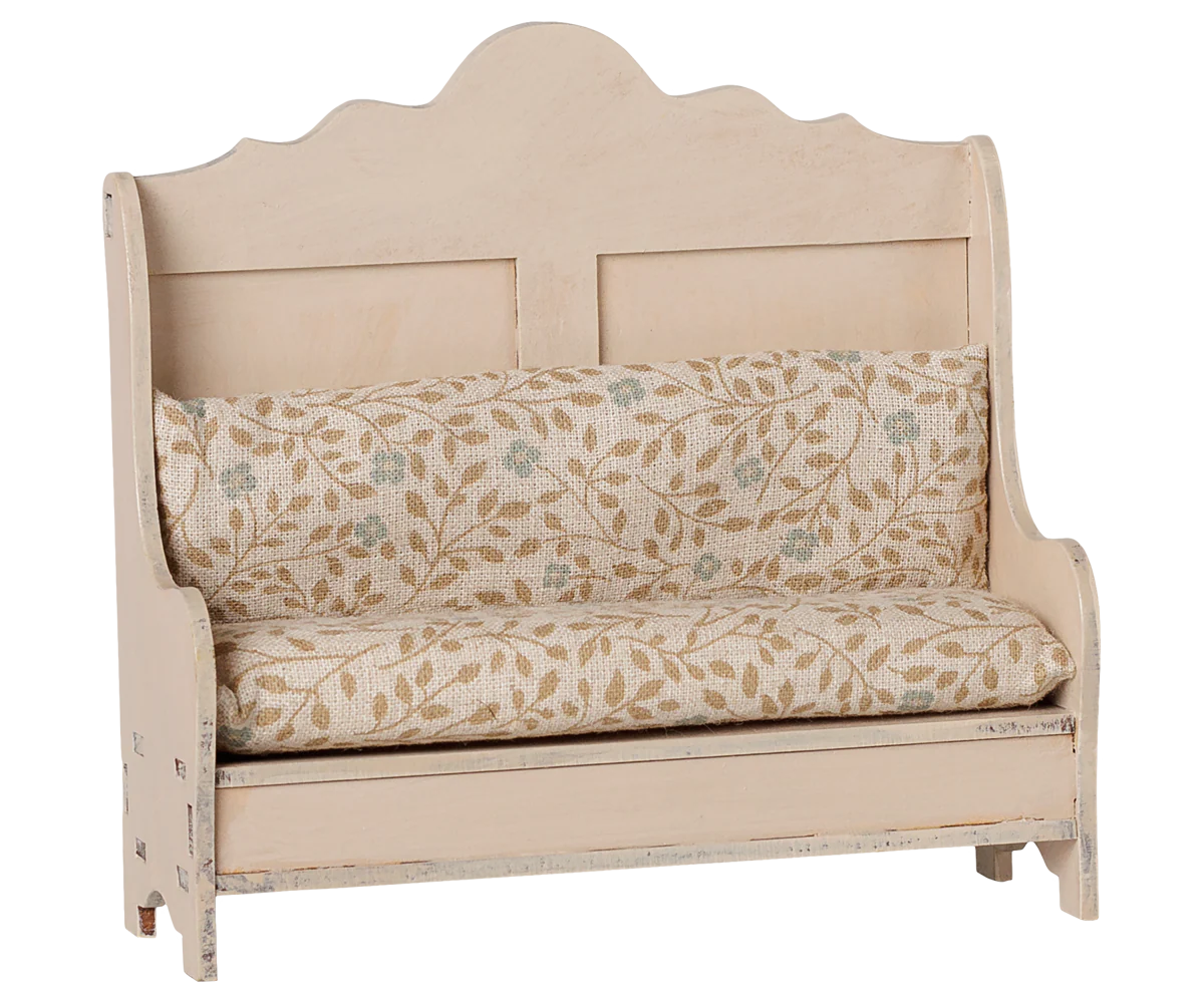 Maileg Kitchen Bench, Mouse - Light Sand