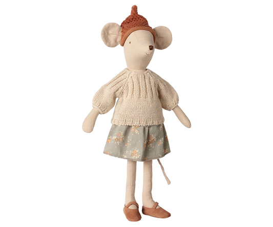 Maileg Medium Mouse Skirt & Sweater