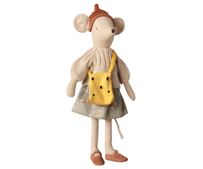Maileg Medium Mouse Cheese Purse