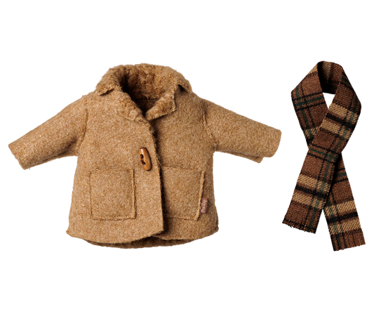Maileg Jacket & Scarf - Medium Mouse
