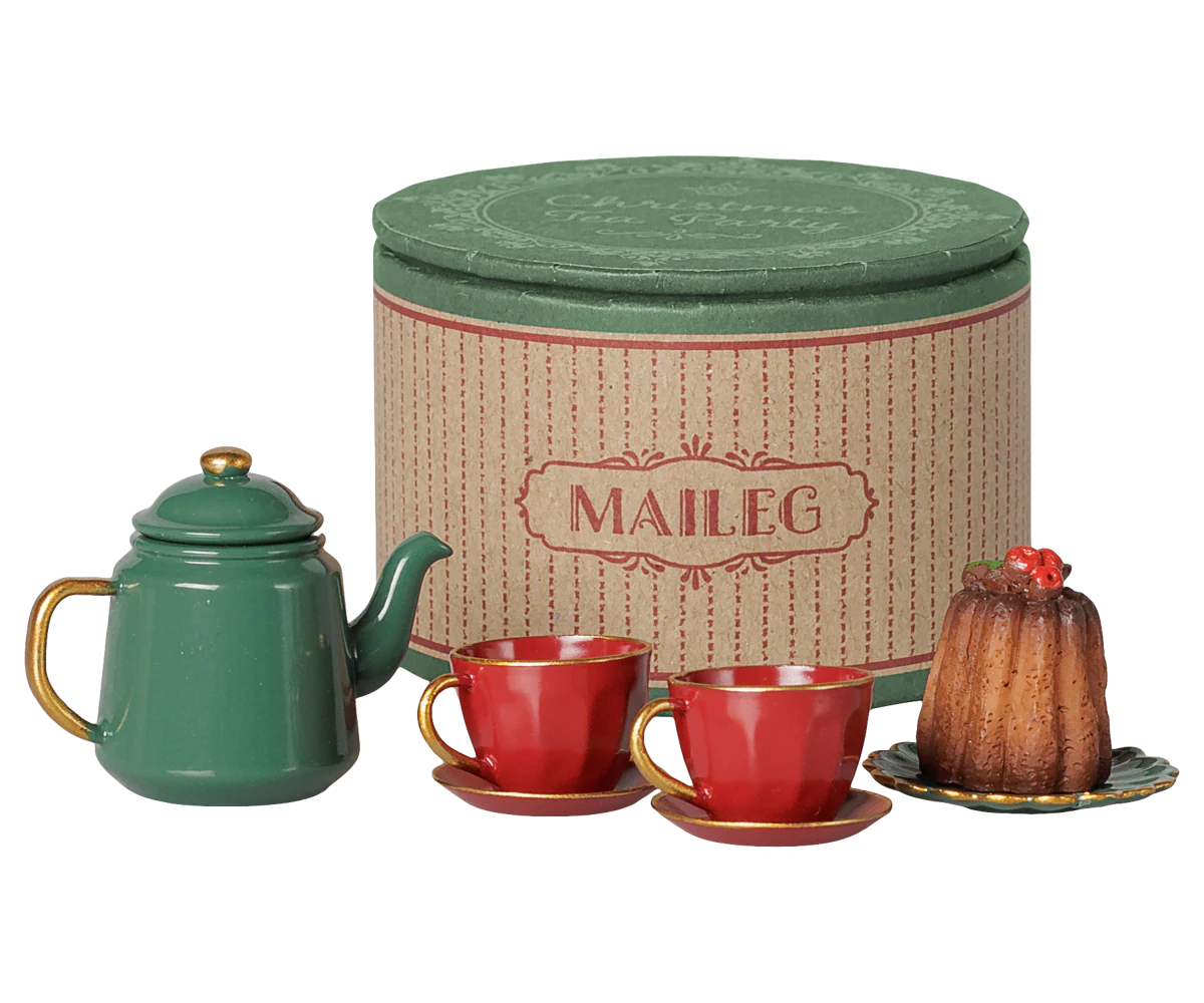 Maileg Christmas Mouse Tea Party
