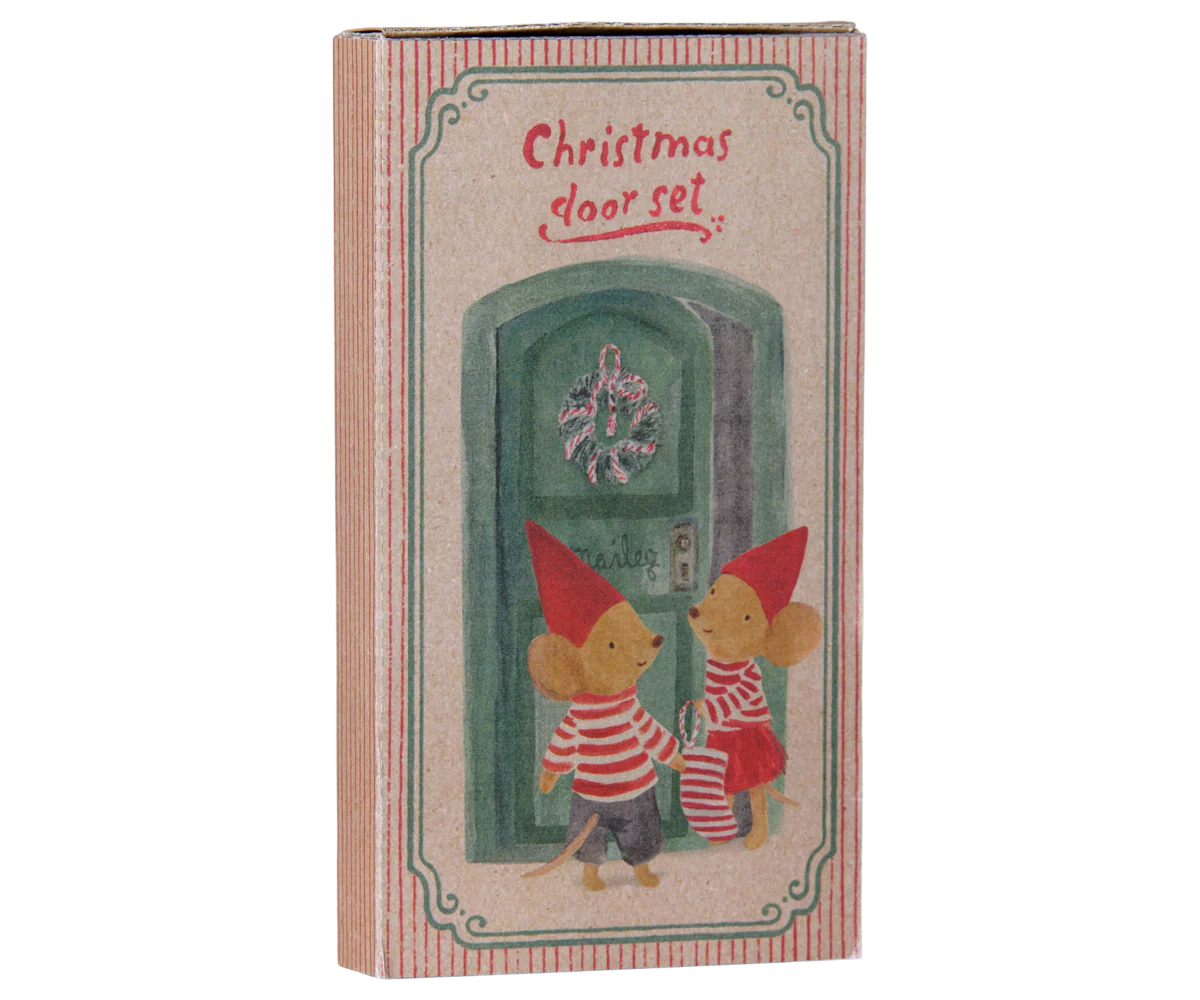 Maileg Christmas Door Set Mouse