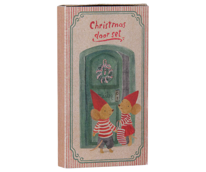 Maileg Christmas Door Set Mouse