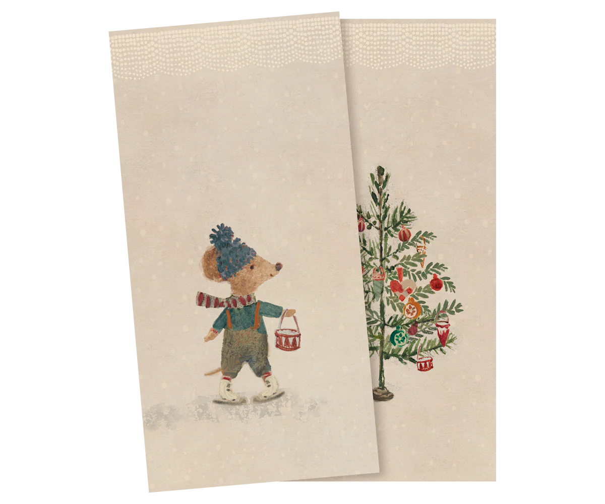 Maileg Mouse Small Christmas Napkins