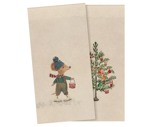 Maileg Mouse Small Christmas Napkins
