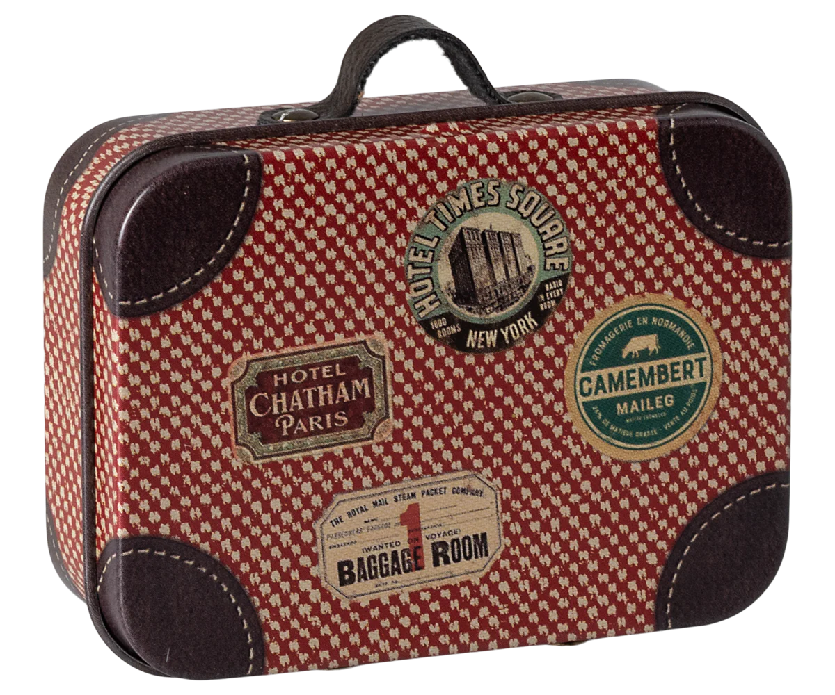 Maileg Red Micro Suitcase