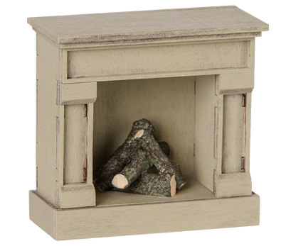 Maileg Mouse Fireplace - Off White