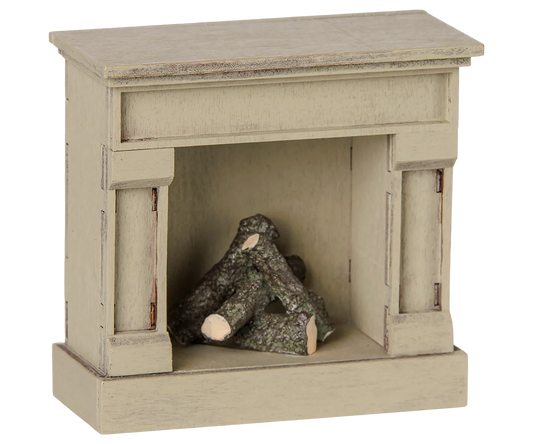 Maileg Mouse Fireplace - Off White