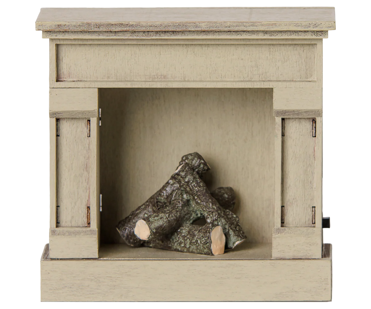 Maileg Mouse Fireplace - Off White