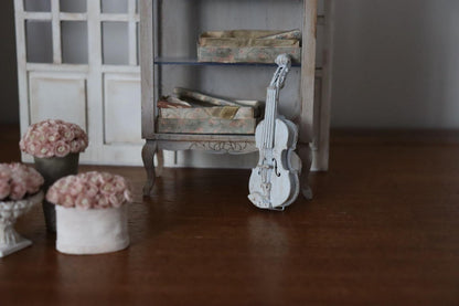 1/12 Antique Wallpaper Box Dollhouse Miniature Decor