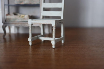 1/12 Brocante Dining Chair Accent Furniture Dollhouse Miniature